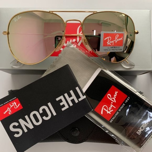 Ray-Ban Sunglasses RB 3025 Large Metal 58-14 main image 9
